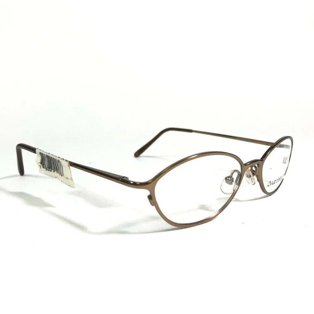 Liz Claiborne Eyeglasses Frames L220 07ZB Gold Round Full Rim 50-17-135